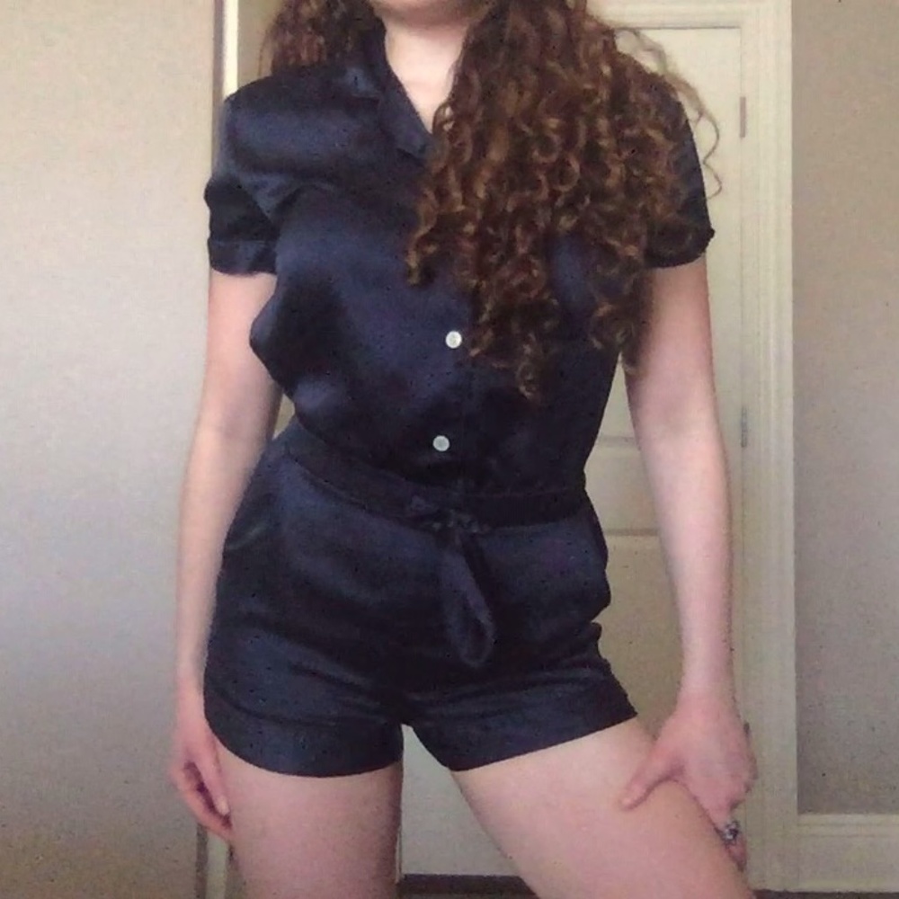 Victoria's Secret Satin Romper